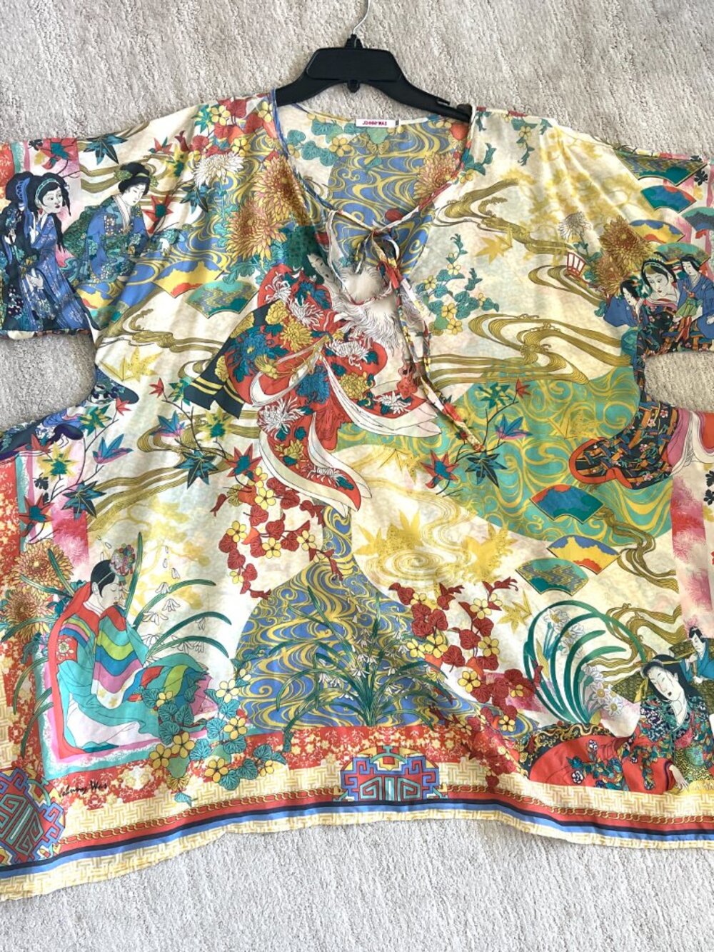 Johnny Was - Silk Tunic - Size 2XL - Picture 3 of 11